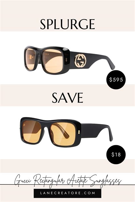 gucci dupe sunglasses amazon|affordable alternatives to designer sunglasses.